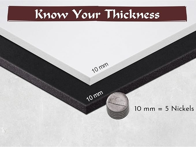 Shape Retention EVA Cosplay Foam - 10mm Thick X-Large 35”x59” High Density EVA - Image 3