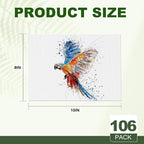 ESRICH 8x10 Canvas for Painting, 8x10 Inch Value Pack of 106, Canvas Boards for - Image 2