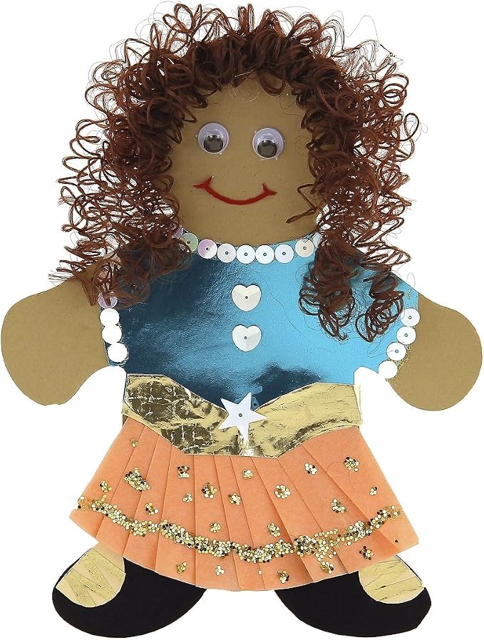 Hygloss 4 oz Curly Doll Hair for Crafts Assorted- Premium Synthetic Hair for - Image 2