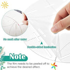 7 Pcs Quilt Circle Template Fabric Marking Pens Set Including Round Acrylic - Image 3