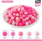 160Pcs Silicone Beads 12mm Mix Color, Bulk Silicone Beads 12mm - Image 2