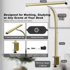Airlonv LED Desk Lamp for Office Home, Eye-Caring Desk Light - Image 3