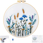 Crafmanoe Flower Embroidery Kits by Unknown