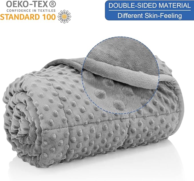 Huloo Sleep Weighted Blanket Queen 15lbs - Image 2