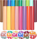Tintnut Multicolored Puff Heat Transfer Vinyl, easy cut & weed, stretch washable by Tintnut