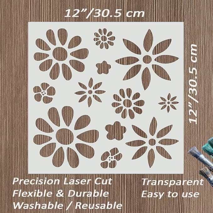 Large Boho Stencil for Painting on Wood, Walls and Furniture - Image 2