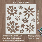 Large Boho Stencil for Painting on Wood, Walls and Furniture - Image 2