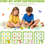 JUPITEARTH Air Dry Clay for Kids, 12 Animals Theme Party Modeling Clay Set | - Image 5