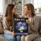 Unwynd Poke Art Lavender Flower Bouquet | Mess-Free Arts and Crafts - Image 2
