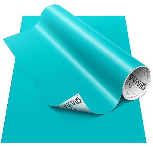 VViViD DECO65 Matte Pastel Miami Teal Permanent Adhesive Craft Vinyl by VVIVIDVINYL