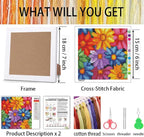 Tiwabb Flower Cross Stitch Kits - Image 3