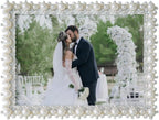 DIKAR 6x8 Wedding Picture Frame, Pearl Photo Frame by DIKAR