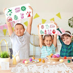 Augshy Easter Stencils, 56 Pack Holiday Stencils Easter Painting Stencils Set - Image 7