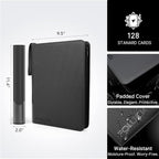 Foluck 4 Pocket Top Loader Binder, Holds 128 Toploaders, Side-Loading Trading - Image 2