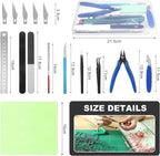 Fippy 11PCS Model Kit Tools, Gundam Model Tool Kit, Hobby Building Tools Kit - Image 2