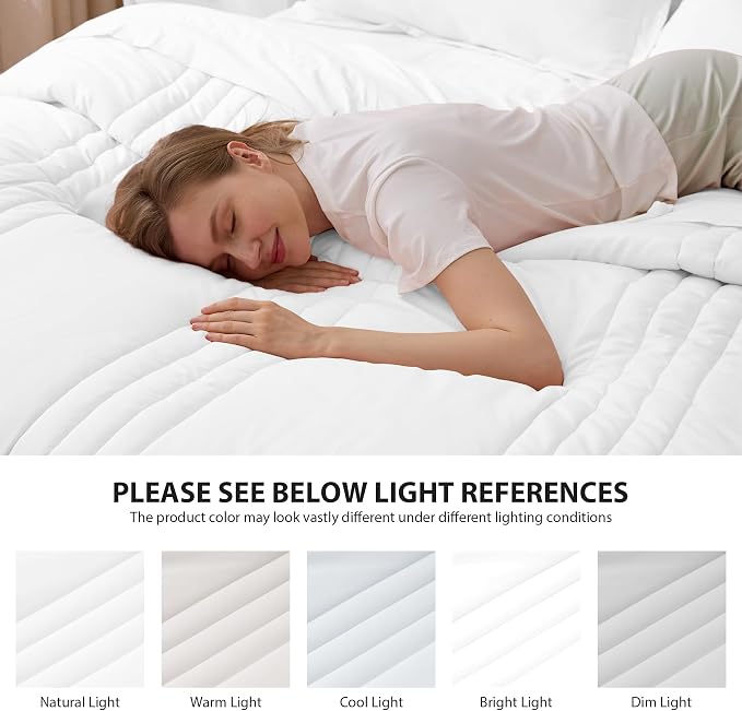 Twin Comforter Set White - Image 7