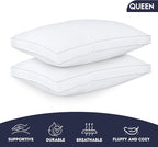 Utopia Bedding Bed Pillows for Sleeping Queen Size, Soft & Fluffy Pillow - Image 4
