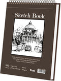 Sketch Book 11 x 14”, 100 Sheets Top Spiral Sketchbook, 68lb /100gsm Drawing by SketchBook
