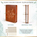Aboofx Flower Press Kit, Craft Kits 15.7" x 11.8" 6 Layers Wooden Flower - Image 3