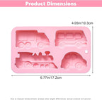 Car Silicone Soap Mold, Silicone Cake Mold, 3D Transportation Chocolate Candy - Image 2