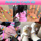 AIPRIDY 3600 Pcs Girls Toys Bracelet Making Kit, Unicorn/Mermaid Jewelry - Image 4