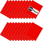 HTVRONT Red Heat Transfer Vinyl: 20 Packs 12" x 10" Iron on HTV - Image 7