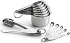 Spring Chef Stainless Steel Measuring Cups and Spoons Set of 20 w/Leveler | by SpringChef