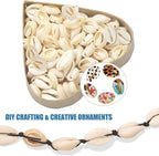 160Pcs Natural Spiral Shell Beads, Adorning Hair Locks and Braids - Image 4