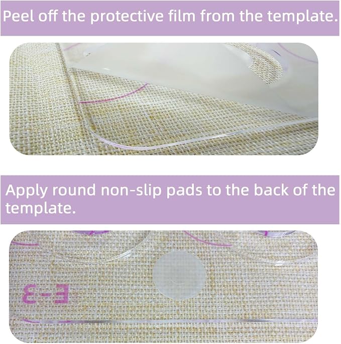 3Pcs Free Motion Quilting Templates - Image 7