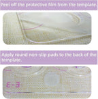 3Pcs Free Motion Quilting Templates - Image 7