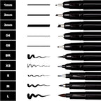Craft 'n' Beyond Calligraphy Brush Pens Pack of 10 Markers - Image 5