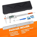 HARDELL 8" Digital Caliper, All-Metal Electronic Micrometer - Image 7