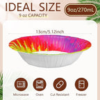 Hsei 100 Pack Paper Bowl, 9 oz/270 ml, Disposable, Leak Proof, - Image 2