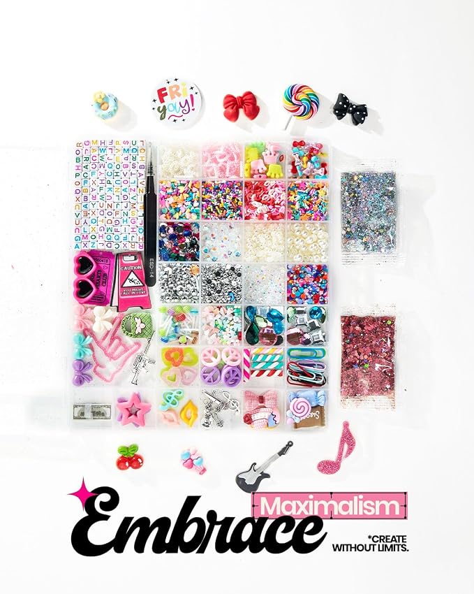 DoDoBeads 2250 Pcs Junk Case Charms Kit, Charms - Image 6