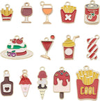 Enamel Food Charms Cute Assorted Food Pendants Sweet Dessert Charms - Image 8