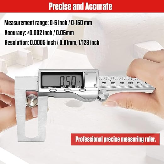 Disc Brake Rotor Micrometer, 6 Inch Brake Rotor Caliper Measuring Tool of Inch - Image 7