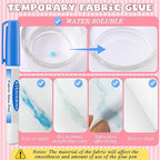 Fabric Glue Pen with Refill, 2 Pack - Image 4