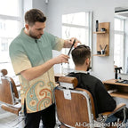 Professional Grooming Smock Unisex, Water Resistant Anti-Static | Hairdresser - Image 2