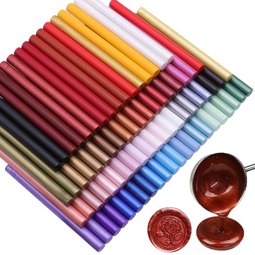 Wax Seal Sticks Pearl White, Mini Wax Seal Sticks Pearl White Wax Sticks Suit - Image 4