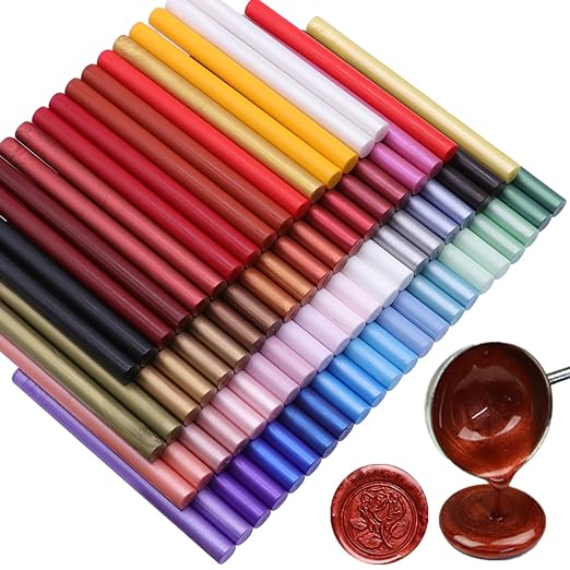 Sage Green Wax Seal Sticks, Vanilla Green Sealing Wax Gun Sticks Great - Image 5