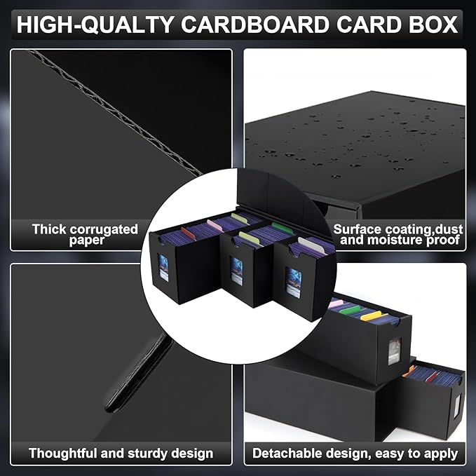 Card Storage Box, 10800+ Trading Card Storage 1950+ Toploader Card Storage Box - Image 5