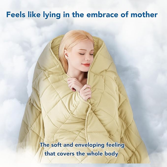 Topcee Weighted Blanket for Adults Queen Size Soft Cooling Heavy Blanket - Image 4