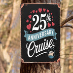 25th Anniversary Cruise metal tin sign 8x12 inch decorative wall decor - Image 8