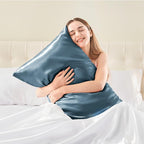 BEDELITE Satin Body Pillow Cover, Super Soft and Cooling Body Pillow Pillowcase - Image 2