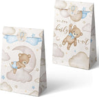 24 Pack Teddy Bear Baby Shower Bags, We Can Bearly Wait Baby Shower Bags - Image 2