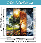 Grandmother Knitting Stamped Cross Stitch Kits - Image 2