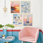 LEZHIJIA 4 Pack Beach Diamond Art Kits - Image 3