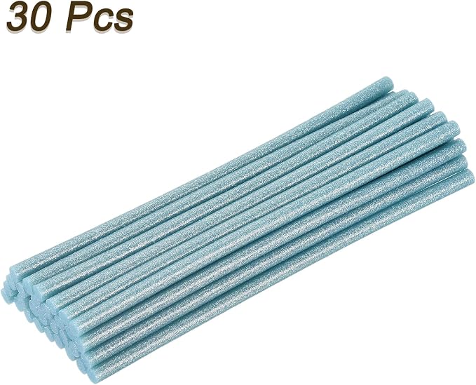 uxcell 30pcs Full Size Hot Glue Gun Sticks 8-inch x 0.27-inch High Sticky Small - Image 3