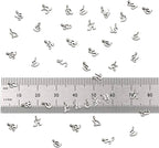 SANNIX 156Pcs/6 Sets ABC Letter Charms Mini A-Z Alphabet Bracelet Necklace - Image 2