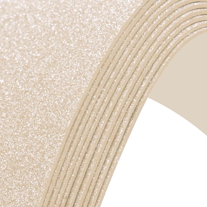 10 Pack Glitter Foam Sheets Craft 8 x 12 inch | Sparkles Foam Paper by Nitelemn
